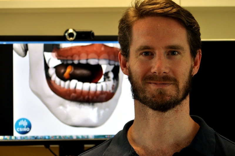 Virtual mouth models mastication