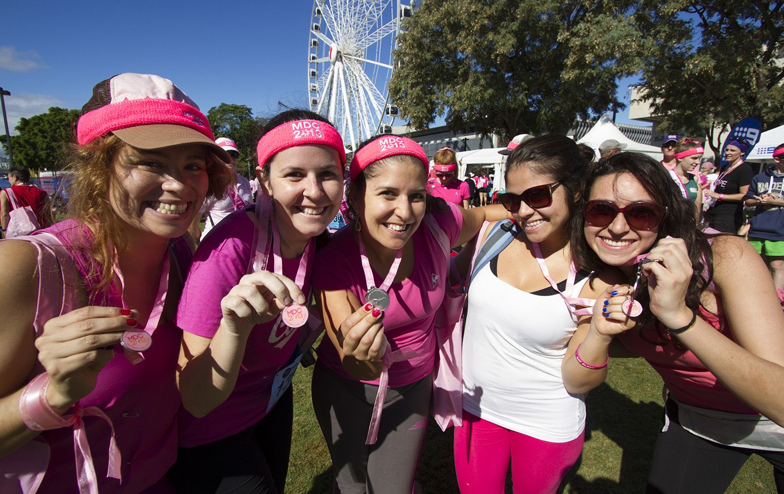 In the pink for breast cancer