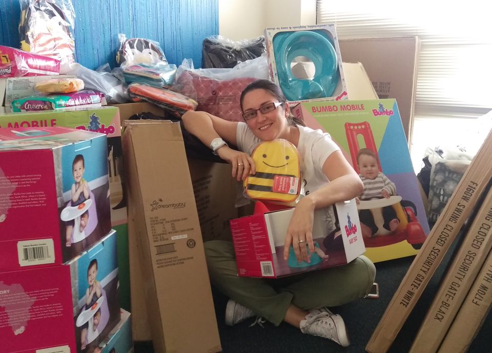 Baby goods find a good home