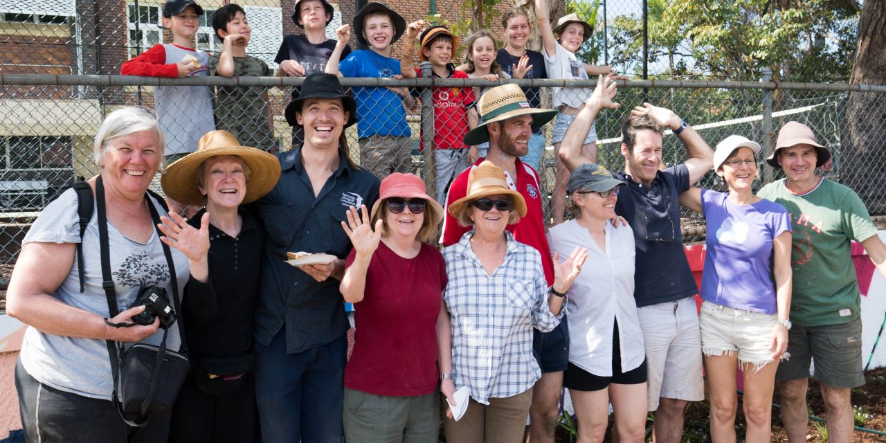 Greening the verge at West End State School @KurilpaFutures