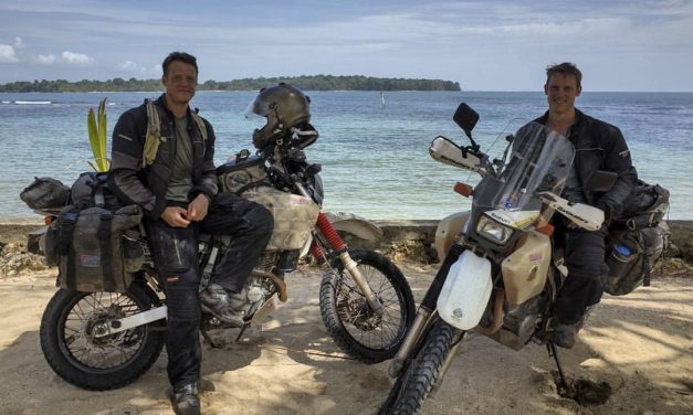 International motorbike journey almost over for Brothers Reid