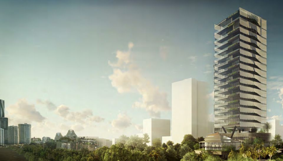 Councillor joins protest against high rise