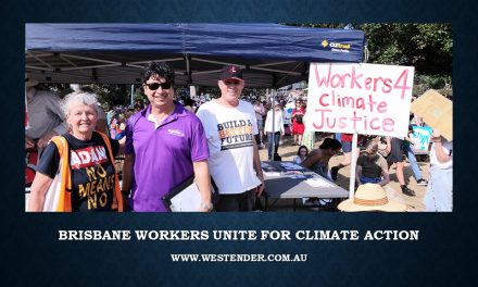 Brisbane workers unite for Climate Action
