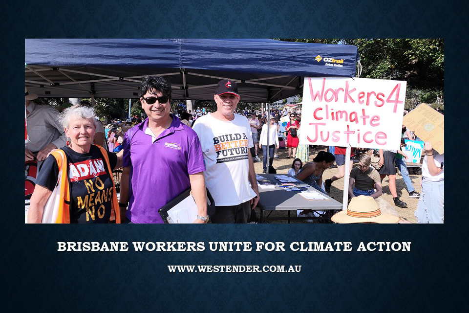 Brisbane workers unite for Climate Action