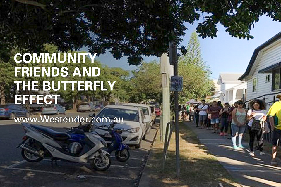 Community Friends and the Butterfly Effect