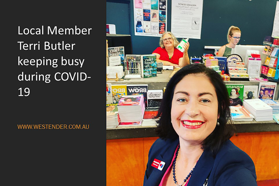 Local Member Terri Butler keeping busy during COVID-19