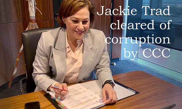 Jackie Trad cleared of corruption by CCC