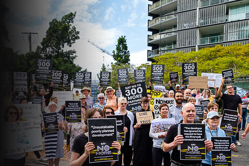 Kangaroo Point residents question developer influence on neighbourhood plan