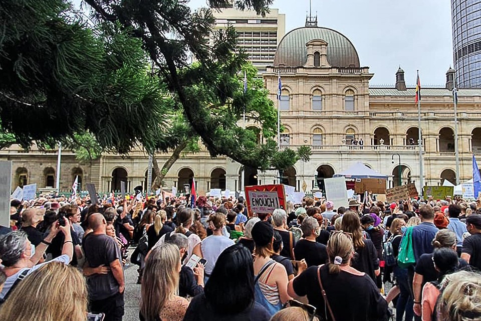 How much longer will we have to keep doing this? #March4Justice