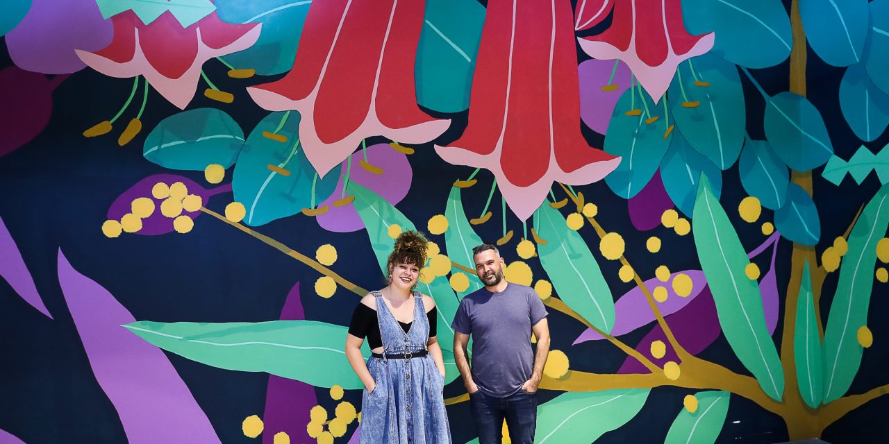 Soda Factory Unveils Mural Created by Local Aboriginal Artists