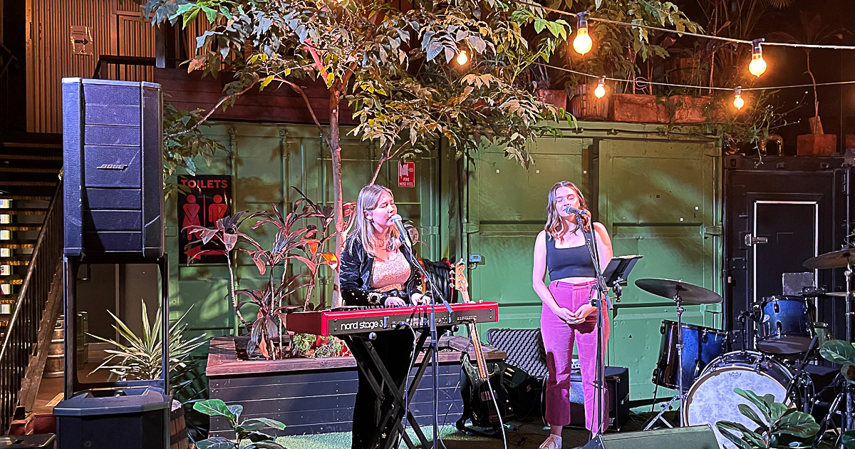 Jem Cassar-Daley and Chloe Styler at The Triffid