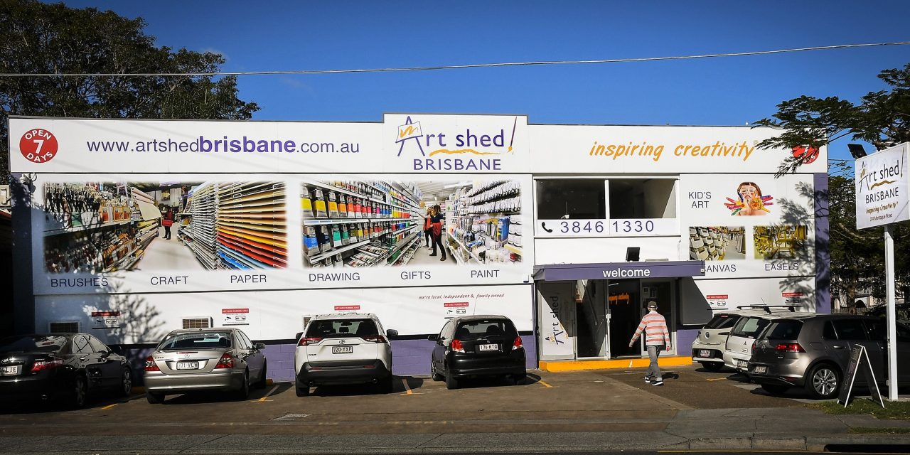 Art Shed Brisbane bigger and better after the flood.