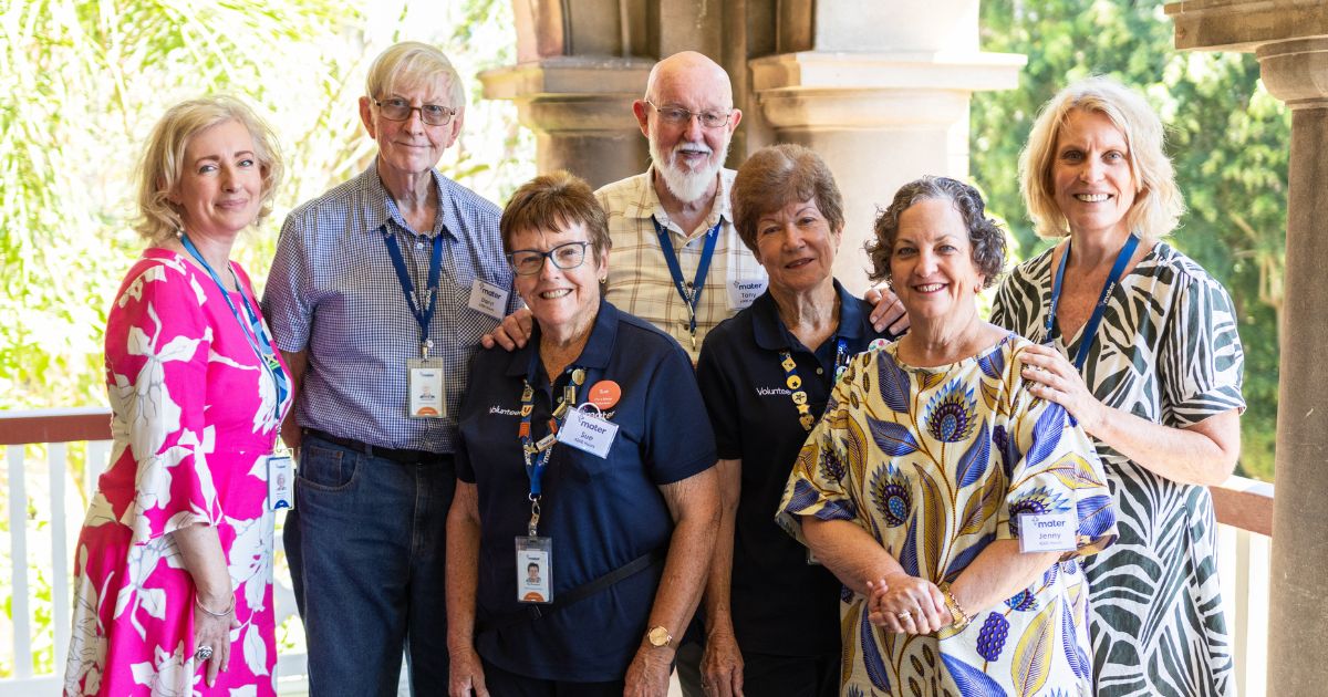 Queensland volunteers clock up 100,000 hours of service to Mater