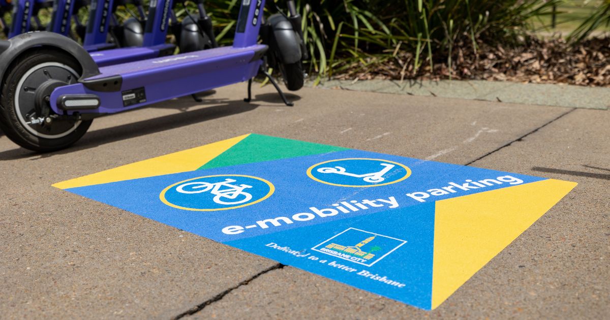 Parking plan for e-mobility devices.
