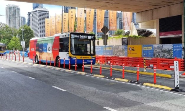 Change to Melbourne Street Bus Stop.