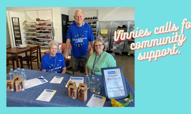 Vinnies calls for community support.