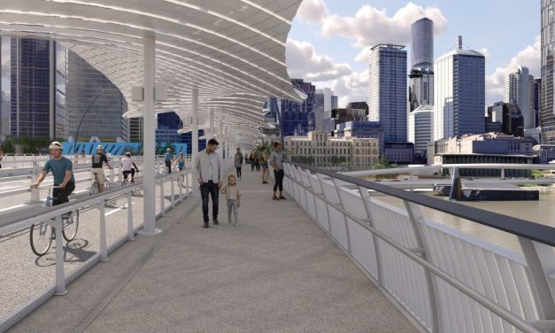 Finally, some shade on Victoria Bridge.