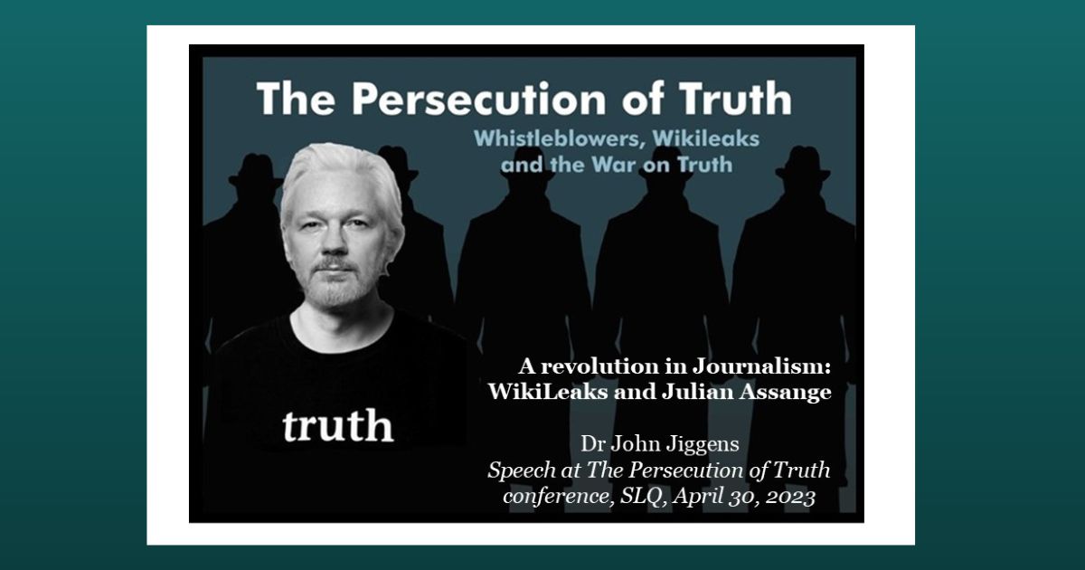 Opinion | A revolution in Journalism: WikiLeaks and Julian Assange .