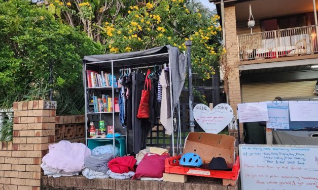 East Brisbane Free Shop provides mutual aid amid society’s failures.