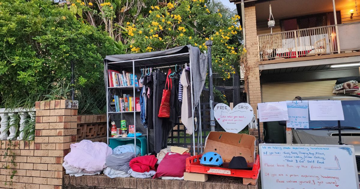 East Brisbane Free Shop provides mutual aid amid society’s failures.