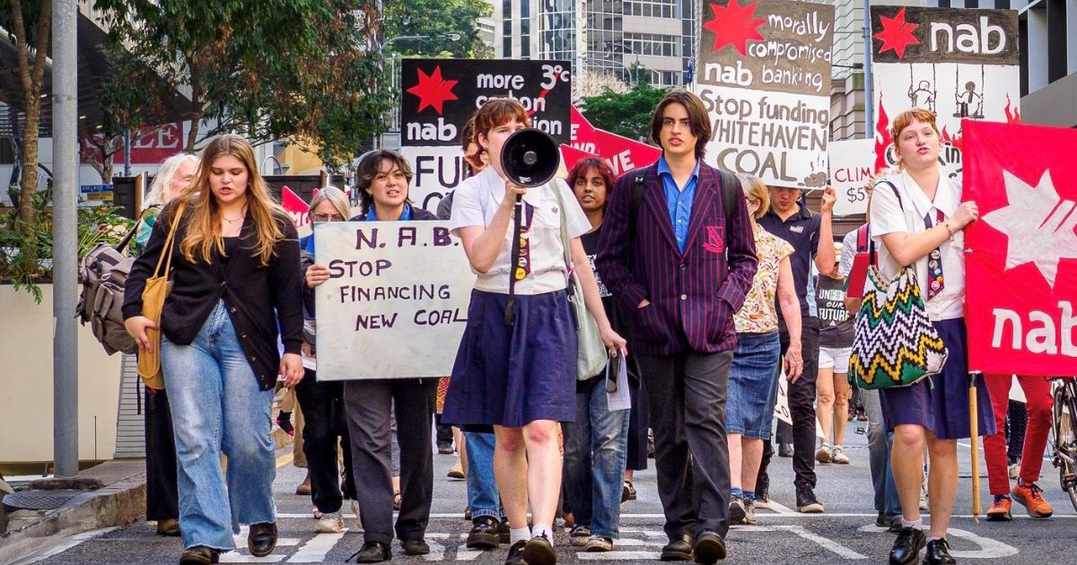 Brisbane’s future leaders demand change at Student’s Climate Strike on 15 September.