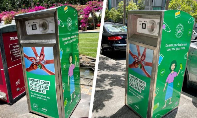 Green revolution at South Bank: smart bins powered by sunshine lead recycling innovation.